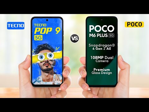 Tecno Pop 9 5g vs Poco M6 Plus 5g || Full Comparison