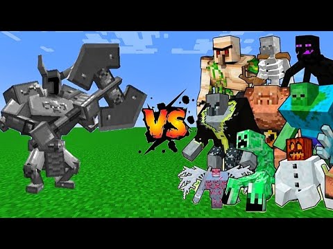 FERROUS vs MUTANT MOBS - EPIC MINECRAFT BATTLE !