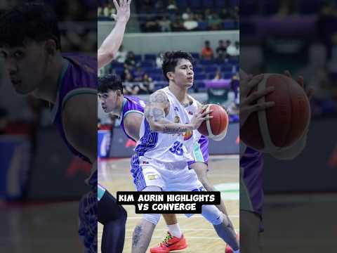 Kim Aurin highlights vs Converge #tnttropanggiga #pba #pba2024#kimaurin #tntvsconverge#basketball