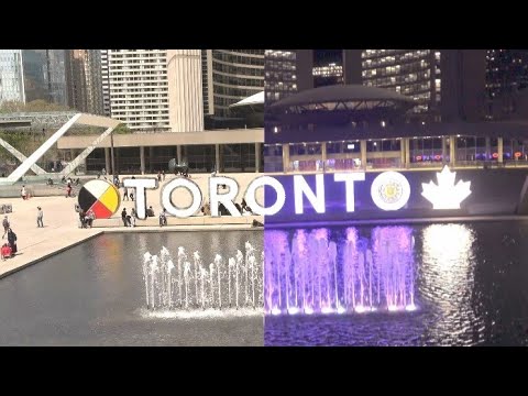 Day vs Night In Toronto