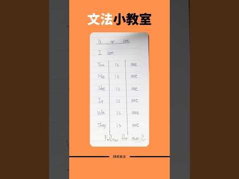 文法小教室 #英文文法 #英文學習 #英語學習 #學英文 #英文老師