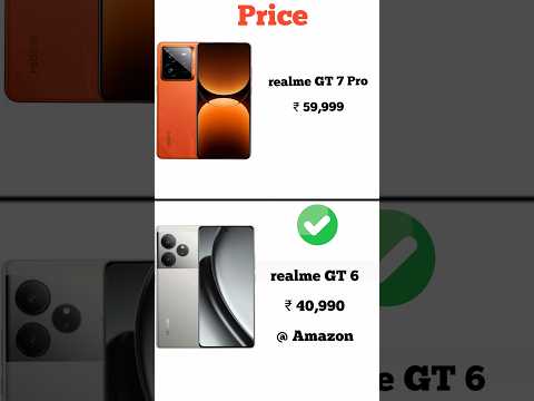 realme GT 7 Pro vs realme GT 6 | Konsa phone lena chahiye | Full comperijon in short