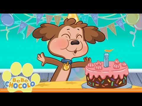 🎂 MI CUMPLEAÑOS AL FIN LLEGÓ | BEBÉ CHOCOLO 🍼 | MI PERRO CHOCOLO | CANCIONES INFANTILES