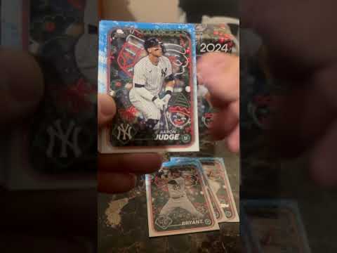 Topps Holiday Mega Box 2024 #shortsfeed #shorts #shortsvideo #mlb #christmas