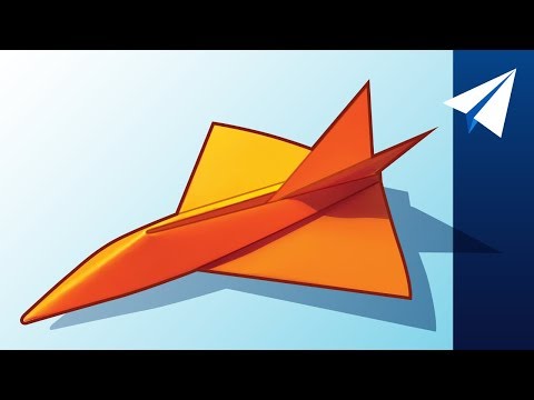 FLIES OVER 100 FEET! — How to Make a Jet Paper Airplane | Diamondback, Designed by Jayson Merrill