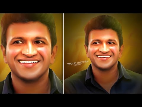 Puneet Rajkumar / digital painting in kannada / miss you appu / Puneet Rajkumar status