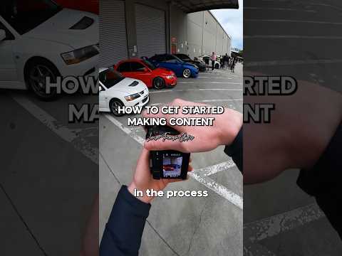 How To Get Started Making Content: Just Copy! - POV Car Photography (Sony a6400 + Sigma 30mm f1.4)