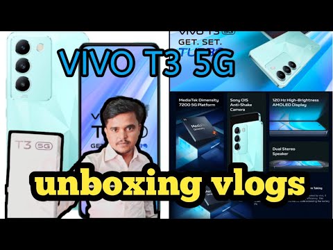 VIVO T3 unboxing vlogs 🔥🔥🔥#vivot35g #vlog