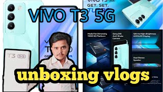 VIVO T3 unboxing vlogs 🔥🔥🔥#vivot35g #vlog