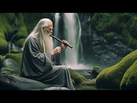 Relaxing Music And Water Sounds To Relieve Anxiety | Reduce Stress With Tibetan Flute