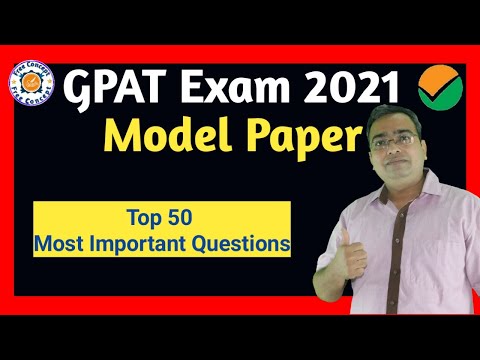 GPAT Model paper | GPAT | GPAT 2021 | GPAT Exam Preparation | Pharmacist Exam | Drug Inspector Exam