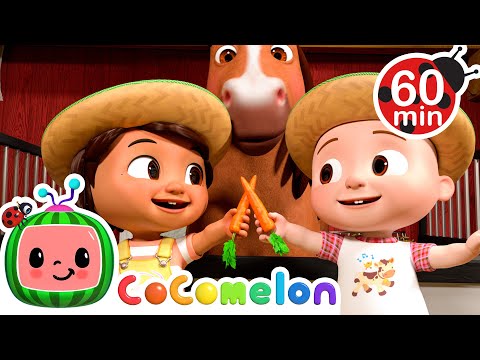 Vegetables on the Farm! | CoComelon Kids Songs & Nursery Rhymes