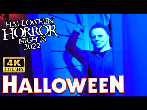 Halloween at Halloween Horror Nights 2022 - 4k Walkthrough