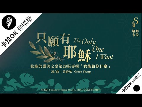 【只願有耶穌 The Only One I Want】官方敬拜卡拉OK版MV (無人聲 純樂器伴奏 / 伴唱 Instrumental) - 讚美之泉敬拜讚美 (29)