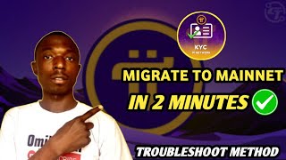 Migrate To PI NETWORK MAINNET in 2 Minutes