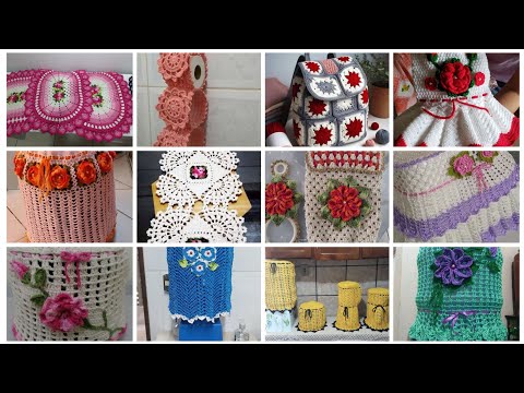 Ideas únicas y hermosas de patrones de crochet hechos a mano para decoraciones del hogar