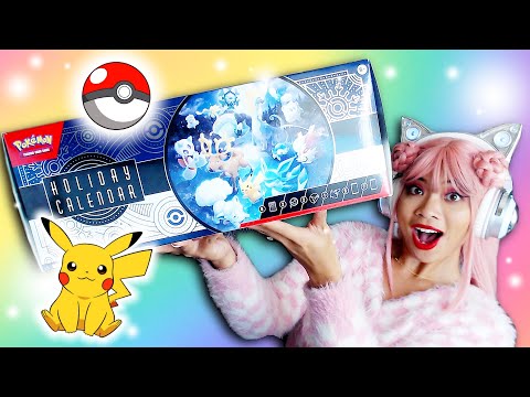 OPENING A POKEMON CARD HOLIDAY CALENDAR! Pokemon TCG Holiday Advent Calendar! #pokemon