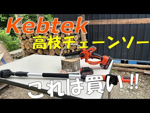 【Kebtek】高枝チェーンソーで枯れ枝の剪定！これは使える！