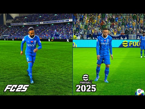 EA Sports FC 25 vs eFootball 2025 ▶ Free Kicks Comparison