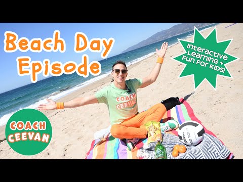 Beach Day Episode - Interactive Learning and Fun for Kids in Malibu, California | Coach Ceevan