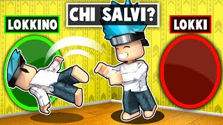 CHI VUOI SALVARE tra LOKKINO e LOKKI sulle BACKROOMS su ROBLOX ITA