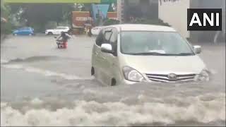 Maharashtra: Severe waterlogging in several parts of Navi Mumbai following heavy rainfall