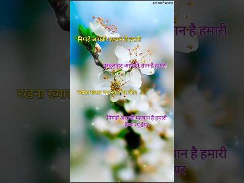 निगाहें आपकी पहचान है हमारी/ New year shayari 2025/ Naye sal ki shayari #newyear #youtubeshort #love