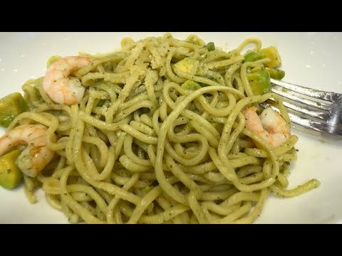 Shrimp and Avocado Pasta in Japan 🇯🇵. #japanesefood #japan