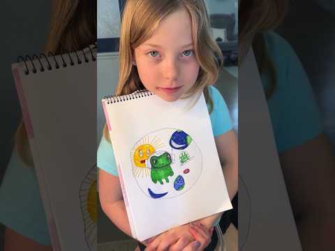 Draw a Frog in Space Rocking a Space Suit! #review #drawing