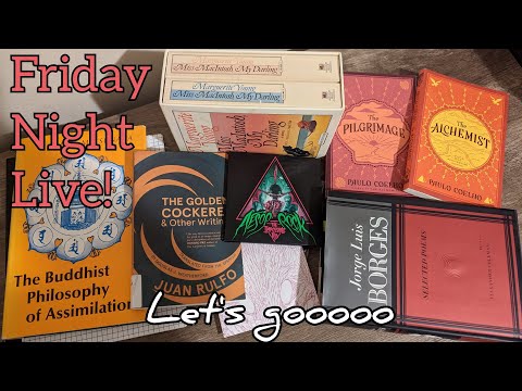 FRIDAY LIVE! Reading, Upcoming, gifts and friends! come hang out!