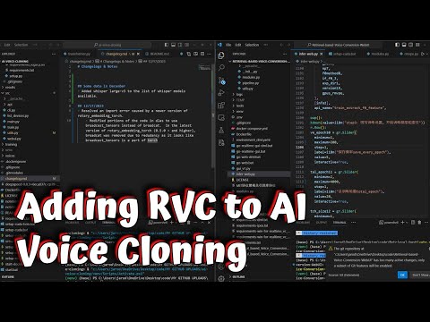 Adding RVC to AI Voice Cloning (tortoise tts) Repo