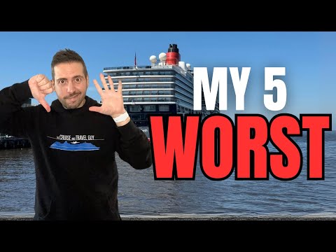 My 5 Worst Cruises Ever! Bosses, Broken Plumbing, Queues & more in this Funny Retrospective!