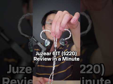 I did NOT expect to like these IEMS! Juzear 61T Review in a Minute #headphones #inearmonitors