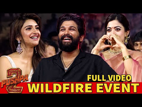 Full Video : Pushpa 2 The Rule Wildfire Event Chennai | Allu Arjun | Rashmika Mandanna | Sreeleela