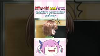 Sakura Miko and Aku Minato's cry is cute.【hololive/hololiveclip/Aqua/sakuramiko/ 】#shorts