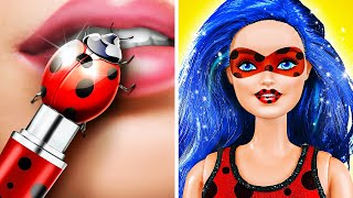 Princess Peach VS Ladybug 👑🐞 Awesome Makeover With Cardboard by Imagine PlayWorld