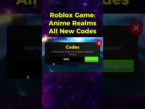 Roblox Anime Realms Codes 2024