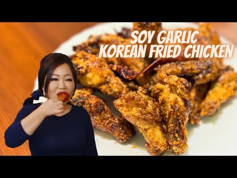 SUPER CRUNCHY Soy Garlic Korean Fried Chicken Recipe |  Maangchi Korean Fried Chicken