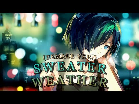 Random Anime [ AMV ✿ EDIT ] - Sweater Weather (Female Version) 🎧