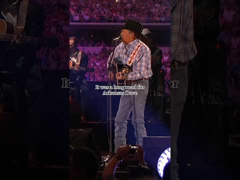 It was a long road for #ArkansasDave! #GeorgeStrait #CountryMusic Songwriter: Bubba Strait