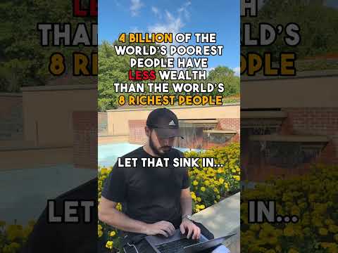 A reminder of the massive inequality in our world. 🌍 #wealthgap  #incomeinequality  #thinkaboutit
