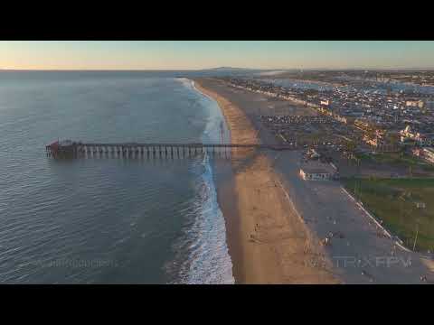 Newport Beach During Golden Hour v1.0, California Sunset v1.0 | 4K HDR | Drone | Royalty Free