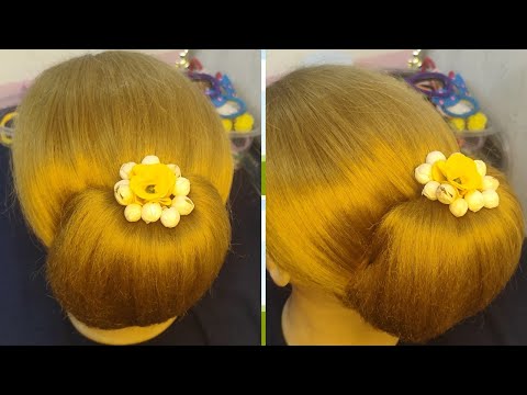 Beauty Bun With Hair Tips||Beautiful Gorgeous Bun, #viralvideo  #youtube #youtuber #1000subscriber