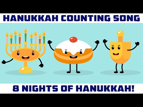 Hanukkah Counting Song: 8 Nights of Hanukkah for preschool