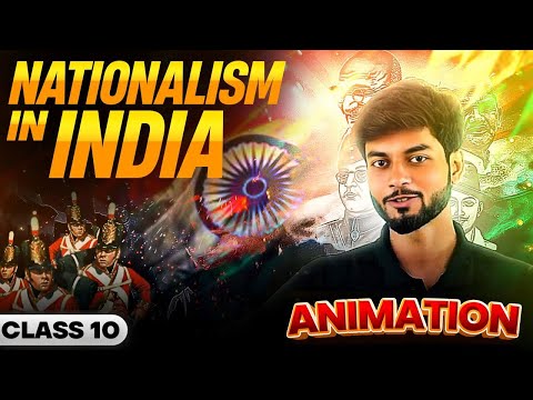 Nationalism In India- 1 SHOT🔥 Animation🇮🇳 Class 10 SST Chapter 2🔥