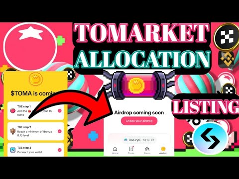 Tomarket Allocation Airdrop |Tomarket Eligibility Criteria Airdrop Full Detail This Video #tomarket