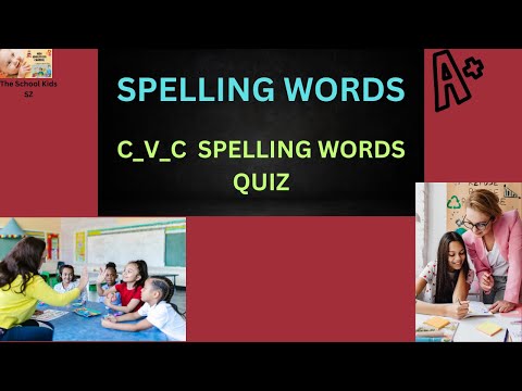 CVC Words Blending / High Frequency Words Kindergarten / Brain Activity for Kids/ Sight Words