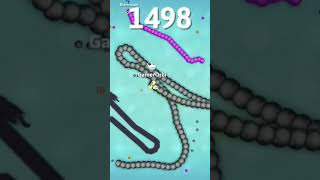 OMG !! 😱 snake io 🐍 pepper snake skin, Highscore, delicious snake killing DS worms #snakeio #gaming