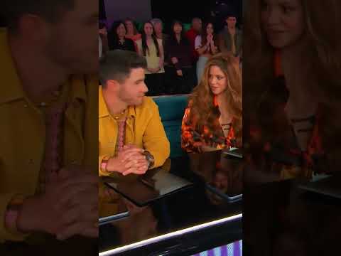 Shakira y Nick Jonas al ritmo de Chantaje Salsa #shorts #music