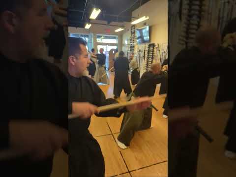 live replay transitioning from Kenjutsu class to sword shop